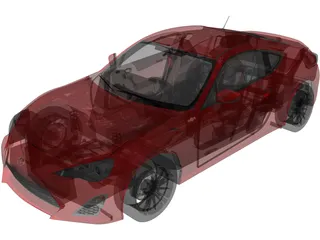Scion FR-S (2013) 3D Model preview