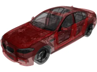 BMW M5 Sedan [F10] (2012) 3D Model preview