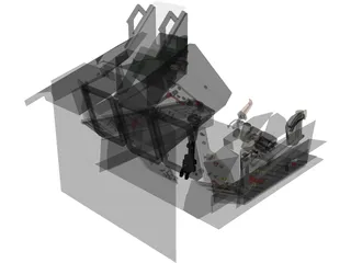 Mikoyan MiG-29 Cockpit 3D Model preview