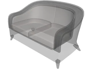 Modern Sofa 3D Model preview