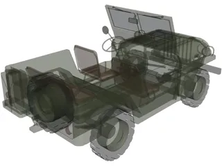 Jeep Willys 3D Model preview