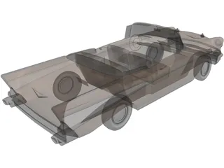 Chevrolet BelAir Convertible (1957) 3D Model preview