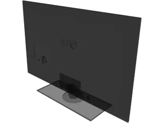 LG TV LCD LED 3D Model preview