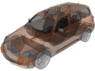 Chevrolet HHR (2012) 3D Model preview