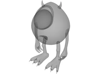 Mike from Monsters Inc. 3D Model preview