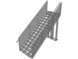 Staircase 3D Model preview