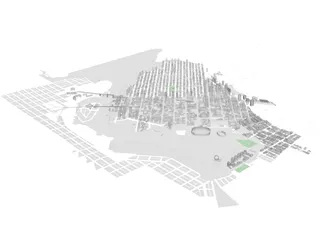 City of Vancouver (Canada) 3D Model preview