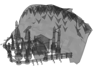 Castle 3D Model preview