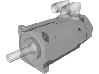 Kollmorgan AKM4 Motor 3D Model preview