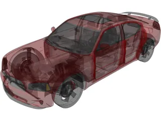 Dodge Charger RT 3D Model preview
