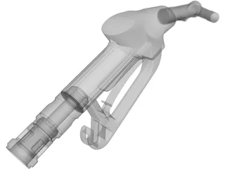 Refuelling Nozzle Gas 3D Model preview