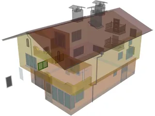 House 3D Model preview