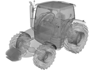 Tractor 3D Model preview