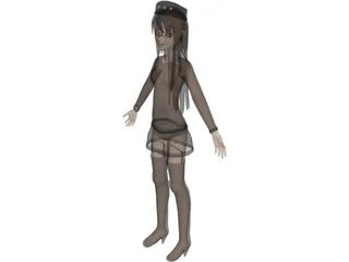 Andr the EnderGirl 3D Model preview