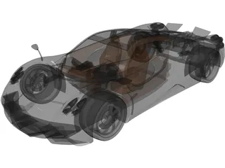 Pagani Huayra 3D Model preview
