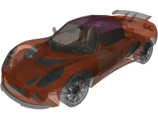 Lotus Exige 3D Model preview