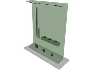 Lamp Display 3D Model preview