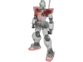 Gundam RGM-79 GM 3D Model preview