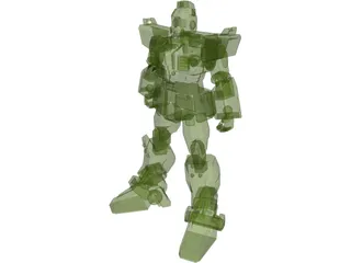 Gundam RGM-79(G) 3D Model preview