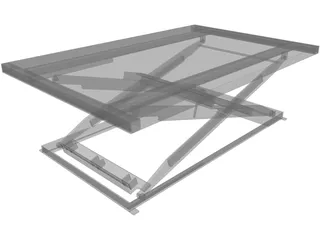 Scissor Lift 3D Model preview