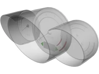 Instruments Panel 3D Model preview