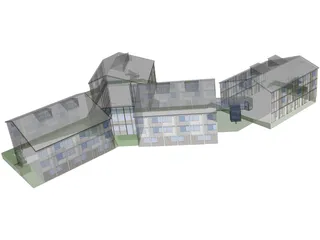 House for Students 3D Model preview