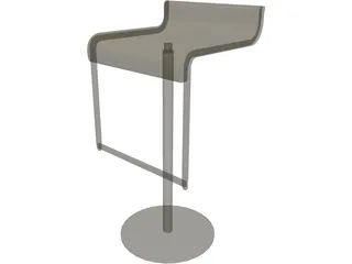 Bar Chair 3D Model preview