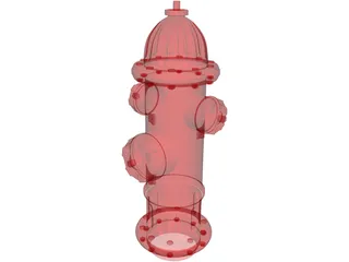 Fire Hydrant 3D Model preview