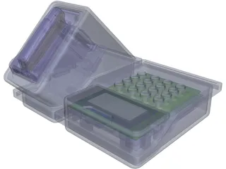 Electronic Password Lock 3D Model preview
