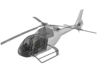 Eurocopter EC-120 3D Model preview
