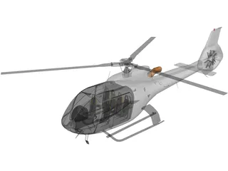 Eurocopter EC-130 3D Model preview