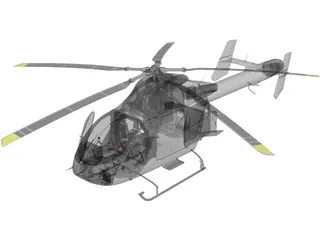 McDonnell Douglas MD-902 Explorer 3D Model preview