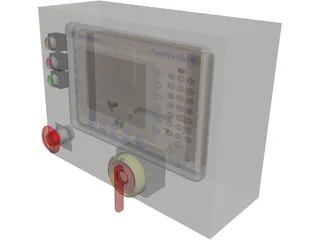 Allen-Bradley PanelView Plus 700 Tester 3D Model preview