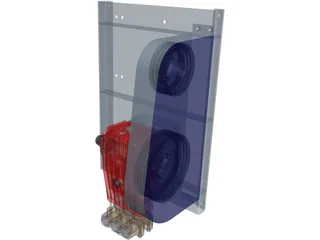 Speck P45/120-80 High Pressure Pump 3D Model preview