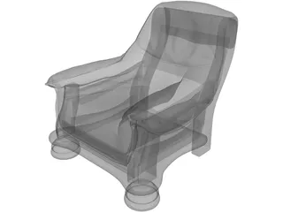 Arm Chair 3D Model preview