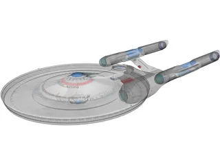Star Trek USS Paladin 3D Model preview