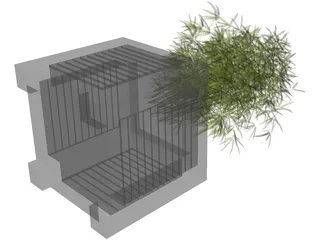 Bamboo Plant 3D Model preview