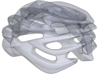 Bicycle Helmet 3D Model preview