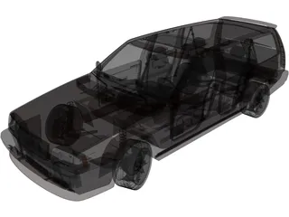 Volvo 850 R (1997) 3D Model preview