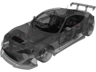Scion FR-S (2013) [Tuned] 3D Model preview