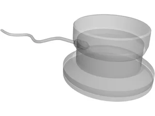 Griffin PowerMate USB Controller 3D Model preview