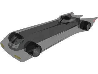 Batmobile 3D Model preview