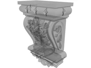Cornice 3D Model preview