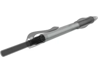 Pilot G2 Pen 3D Model preview