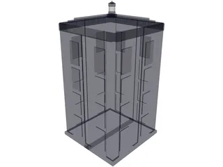 Doctor Who Tardis Exterior 3D Model preview