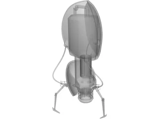 Portal Gun 3D Model preview