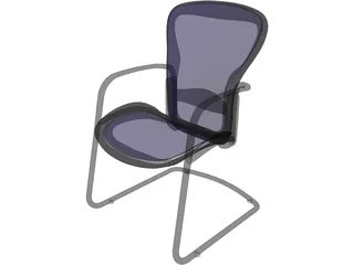 Office Chair 3D Model preview