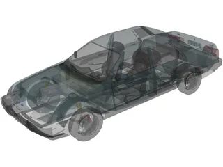 Ford Sierra Shaphire 3D Model preview