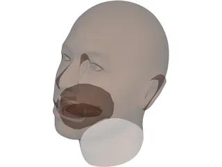 Dr Dre Head 3D Model preview