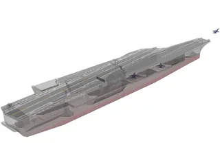 USS CVN-68 Nimitz 3D Model preview